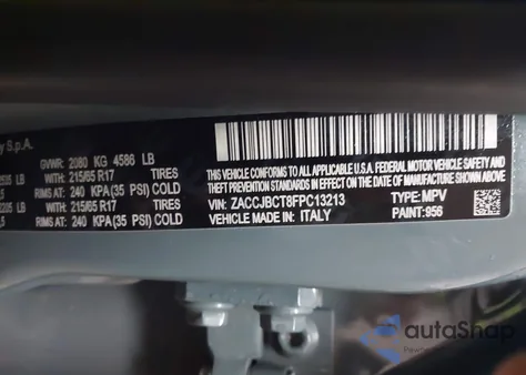 2015 Jeep Renegade Trailhawk из США, поврежденный, VIN ZACCJBCT8FPC13213